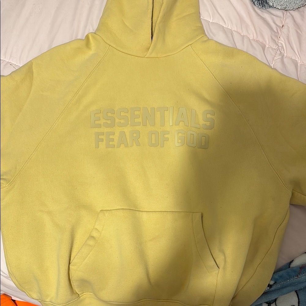 Yellow Men's Essentials Hoodie